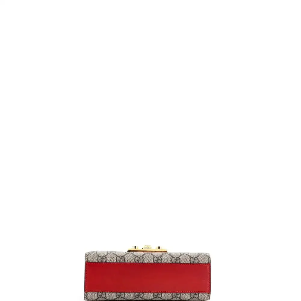 Gucci Padlock Shoulder Bag Gg Coated #241862G94B - Picture 4 of 8